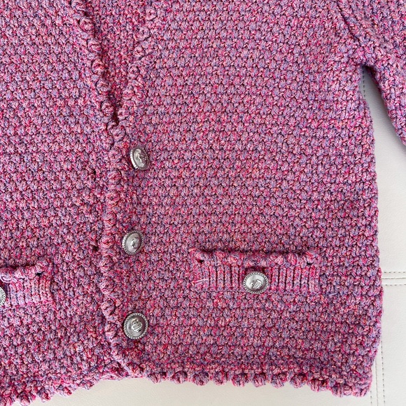 Maje Tweed V Neck Cardigan - Picture 10 of 16